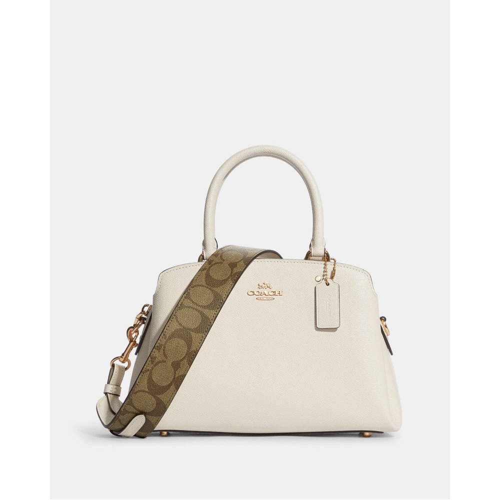 COACH Mini Lillie Carryall (Chalk) - Picture 2 of 16